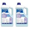 SANITEC igiene sicura Softdet - Additivo Ammorbidente Profumato Igienizzante per Lavaggio a Mano e in Lavatrice - Bianchi e Colorati - Orchidea Blu - 5 kg (Confezione da 2)