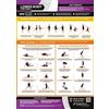 PosterFit: Allungamento della parte inferiore del corpo, poster laminato A1 per casa e palestra, supporto video per allenamento online 0, 841 mm x 594 mm, 2023