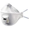 Aura 3M Aura Respiratore per carteggiatura a mano e per l'uso di utensili elettrici 9322+, FFP2, con valvola, 5/PK