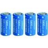 multimarche Batteria ricaricabile 16340 5800mAh 3.7V CR123A per pacco batterie con lamelle