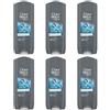 Dove 6pz DOVE MEN CARE Bagnoschiuma doccia gel uomo Hydrating CLEAN COMFORT 400ml