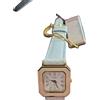 Citizen Orologio Citizen quarzo cassa quadrata quadrante bianco numeri romani donna