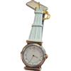 Citizen Orologio Citizen cassa rotonda movimento al quarzo quadrante bianco cassa dorata