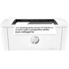 HP LaserJet M110w 7MD66F, Stampante a Singola Funzione Laser A4 Monocromatica, Stampa Fronte e Retro Manuale in Bianco e Nero, 20 ppm, Wi-Fi, Smart, Bianca