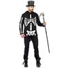 Leg Avenue 85601 2 Pezzi Bone Daddy, Uomini Carnevale Costume, L, Nero/Bianco