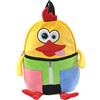 Kögler Rucksack für Kinder, lustiges Huhn, bunt, wunderbar weich, ca. 45 cm Zainetto per bambini, cm, Multicolore (Bunt)