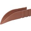 First Plast GET219C Sgocciolatoio in plastica per balconi. Dimensioni 55x45x190 mm. Colore cotto