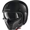 SHARK Casco da moto S-DRAK BLANK BLK, Nero, XS