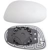 taros trade TarosTrade 57-0336-R-64249 Vetro Specchietto Retrovisore Riscaldabile Dopo Il 2009 Lato Destro
