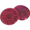Green Valley 101782 2 riflettori Adesivi D60, Numero 1, Colore: Rosso