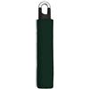 Susino Parapluie vert avec poignée en U et mousqueton Ombrello pieghevole, 30 cm, Verde (Vert)