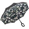Le Monde du Parapluie Ombrello stick nero (nero) - HM17FLOWERS, Nero, 85 cm, Ombrello bastone