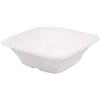 Garcia de Pou 50 pezzi - Ciotole quadrate Bionic 700 ml 18 x 18 x 6 cm bianco bagassa