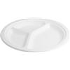 Garcia de Pou Piatto Bionic 3 Scomparti Ø 26X2,6 Cm Bianco Cellulosa - 800 Unità