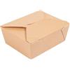 Garcia de Pou 300 unità - Scatole americane microonde 'Thepack' 1350 ml 220 + 12Pp G/M2 15,2X12,1X6,5 cm naturale cartone ondulato Nano-Micro