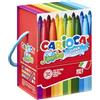 CARIOCA Jumbo Pennarelli Super Lavabili Punta Maxi 30 Colori