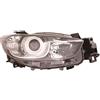 taros trade TarosTrade 37-5050-R-75898 Faro Anteriore Manuale/Elettrico Per Lampadine H11 E Hb3 Senza Motore Lato Destro