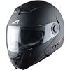 Astone Helmets - RT800 SOLID - Casque de moto modulable - Casque de moto 2 en 1 - Casque polyvalent route et ville - Casque en polycarbonate - exclusive matt black S