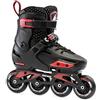 Rollerblade APEX Pattini in Linea Rigidi da Ragazzo con Chiusura a Fibbia e Lacci, Nero/Rosso