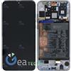 Huawei DISPLAY LCD HUAWEI P30 LITE SCHERMO ORIGINALE SERVICE PACK FRAME BIANCO BATTERIA