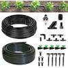 DI GIULIO Kit Irrigazione Ala gocciolante e centralina Zero Pressure Orto Giardino 50 mq