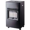 E.C.M. TERMODOMESTICI SRL Stufa a Gas ad Infrarossi 3 Mattoni 4200 Nera con Tubo e Regolatore ECM