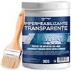 PLANTAWA Impermeabilizzante trasparente 300g | Formato Gel | Sigillo idrorepellente terrazzi, legno, piastrelle doccia e muri | Guaina liquida impermeabilizzante | Vernice impermeabile trasparente