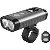 Ravemen PR2000 Luce Anteriore Bici Faro Bicicletta Fanale Ricaricabile 6000mAh