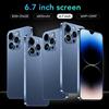 I14 PRO MAX 4G Unlocked Smartphone 6.7in IPS HD Screen 2.4GHz 5GHz WiFi 8GB New