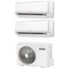 Ferroli Climatizzatore Ferroli Giada M Dual Split 9000+9000 btu 9+9 R32 Inverter WIFI