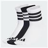adidas RIBBED 3PP SOCKS, calze uomo Unisex - Bambini, white/white/black,