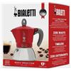 Bialetti Moka Induction Rossa Caffettiera per piani ad Induzione 6 tazze