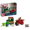 LEGO 76287 MARVEL SUPER HEROES Iron Man con moto e The Hulk
