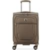 DELSEY PARIS - HELIUM DLX - Valigia da Cabina Morbida e Sottile - 55x40x20 cm - 35 L - S - Moka