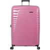 Totto - Valigia rigida - Traveller - Valigia grande - Deco rose - Colore rosa - Sistema espandibile - Sistema TSA - Fodera in poliestere