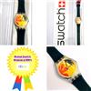 Swatch Donna Lady Nafea LK104 1987 Vintage Orologio da polso Anni 80 NOS Quarzo