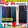 Huawei SCOCCA BACK COVER VETRO+LENTE+BIADESIVO HUAWEI P20 PRO CLT-L09 CLT-L29