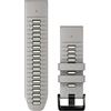 Garmin Cinturino Originale Garmin per epix 2 Pro, 26mm, QuickFit, Silicone, Fog Gray & Moss