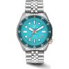 Lorenz Orologio Lorenz Shark 5 Professional Diver 030255EE Watch Automatico Turchese