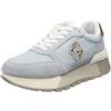 Liu Jo Amazing 25 - Sneakers Platform In Suede Azzurro - Donna Scarpe Sneakers