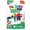 Carioca Tempera Solida per Tessuti in Stick Carioca Temperello Fabric Box da 10 Colori