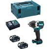 Makita Avvitatore ad Impulsi MAKITA DTW700RTJ (2 x 5,0 Ah + DC18RC + MAKPAC 2)