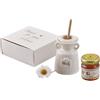 Subitodisponibile Scatola degustazione con PORTAMIELE e miele da 50 gr BOMBONIERA 1G17