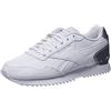 Non applicabile (TG. 37.5 EU) Reebok Royal Glide Ripple Clip, Sneaker Donna, White Silver Met Wh