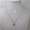 COLLANA DA DONNA CON CIONDOLO CAMMEO IN ORO GIALLO 18KT 3 GR. (7962)