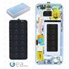 Samsung DISPLAY LCD PER GALAXY S8 G950F ORIGINALE SAMSUNG SERVICE PACK + FRAME CORAL BLU