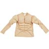 Camicia da uomo finta per muscoli, maglietta rinforzata per feste in
