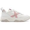 Munich Scarpe Donna Wave 156 Casual Chic Pelle Tessuto colore Bianco