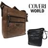 COVERI WORLD Borsello Borsa Tracolla Uomo Firmato Coveri World Simil Pelle di ottima qualità