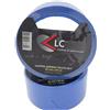 LC ADESIVI 2 rotoli NASTRO ADESIVO TELATO AMERICANO 50mm x 25mt BLU LC ADESIVI